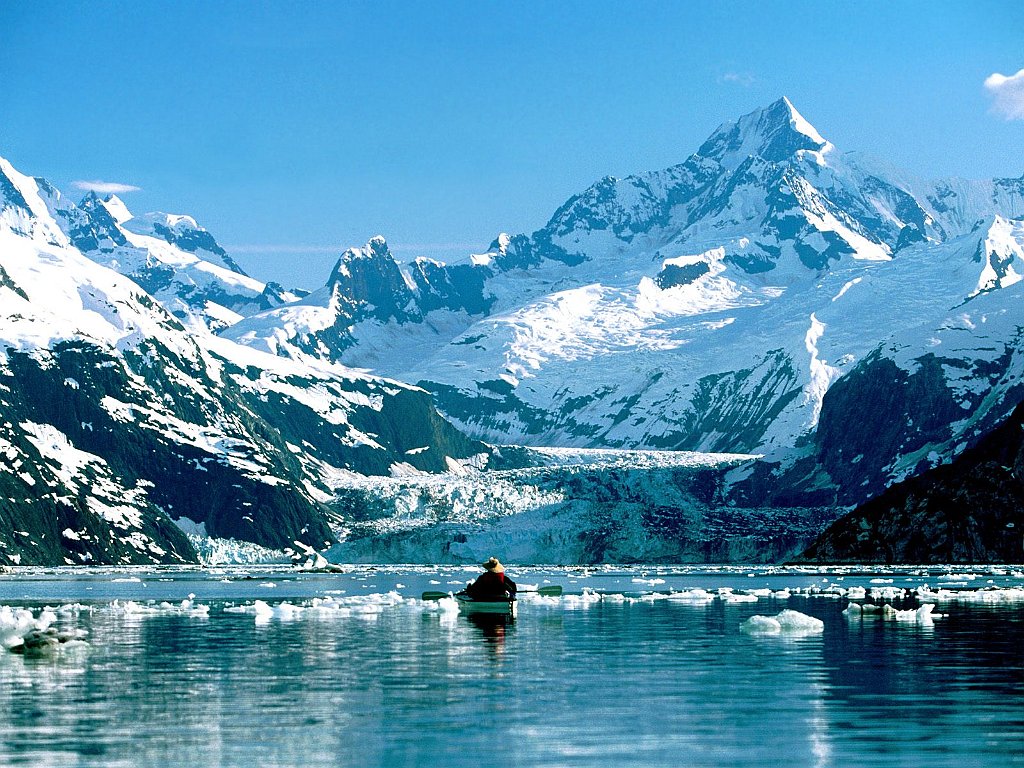 Kayaking in Glacier Bay, Alaska